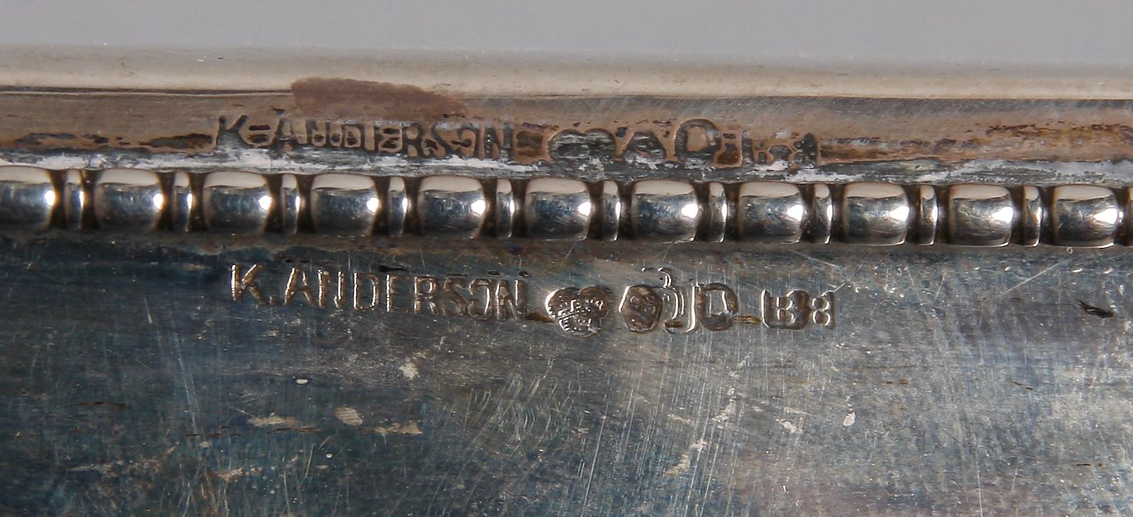 SKRIN, silver, K. Andersson, Stockholm 1928.