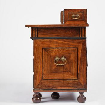 A Swedish Baroque Royal writing desk, by Hindrich von Hachten Ordered for the queen Hedvig Eleonora (1636-1715) 1683.