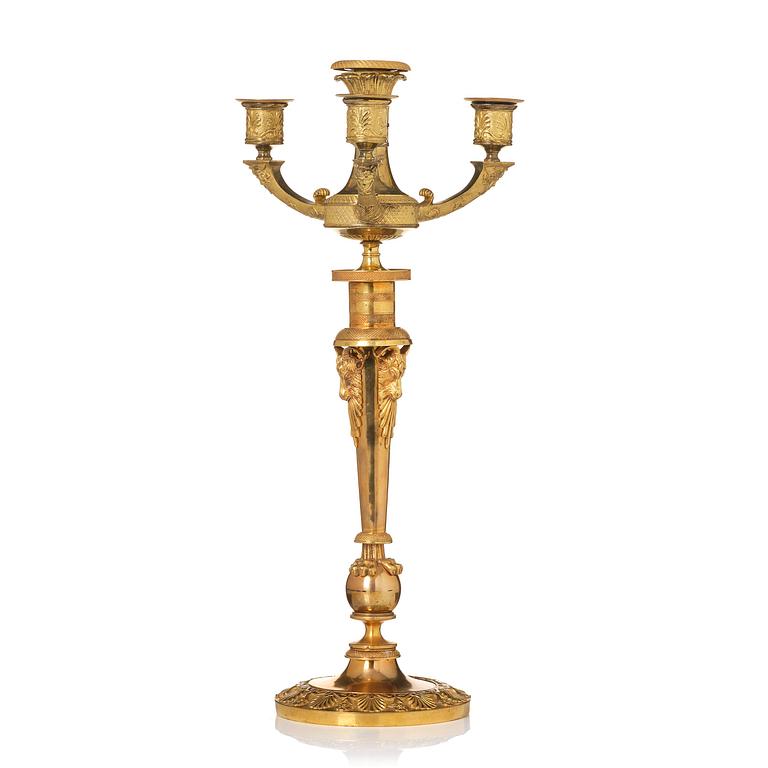 Kandelaber för fyra ljus, Ryssland 1800-talets början, Empire.