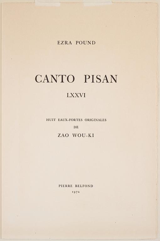 Zao Wou-ki, Utan titel, ur "Canto Pisan".