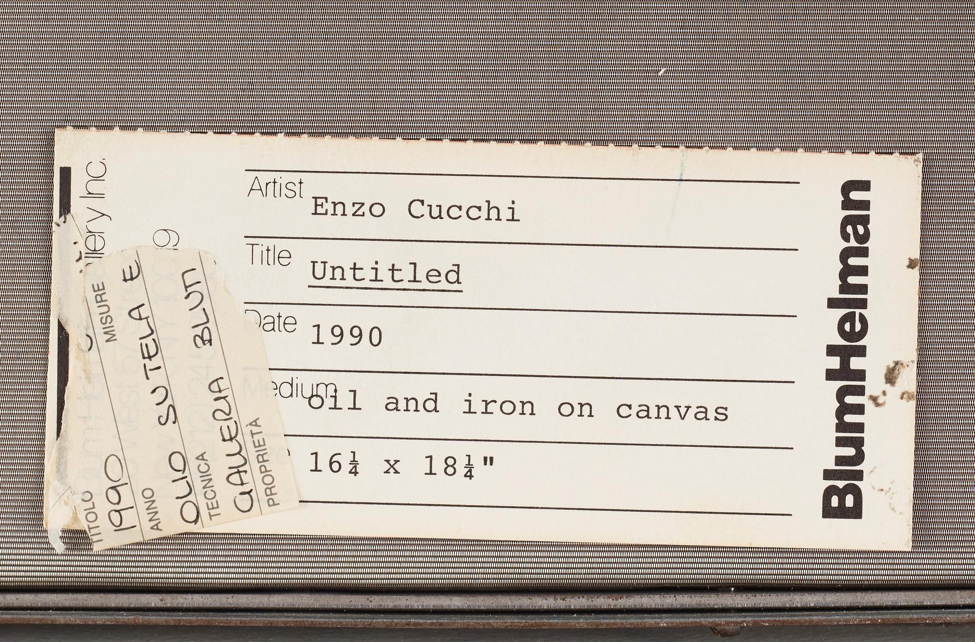 Enzo Cucchi, Untiitled.