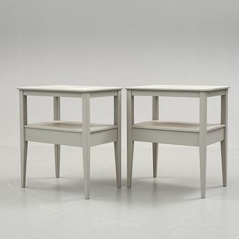 SÄNGBORD, ett par, 1900-talets första hälft.