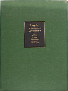 LENNART SAND, portfölj med sex färglitografier, sign 95/280 o dat -91.