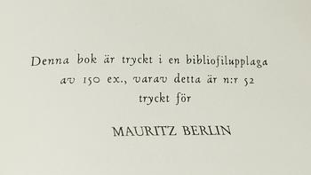 BOK, "Mässing", Sigurd Erixon, Malmö 1943.