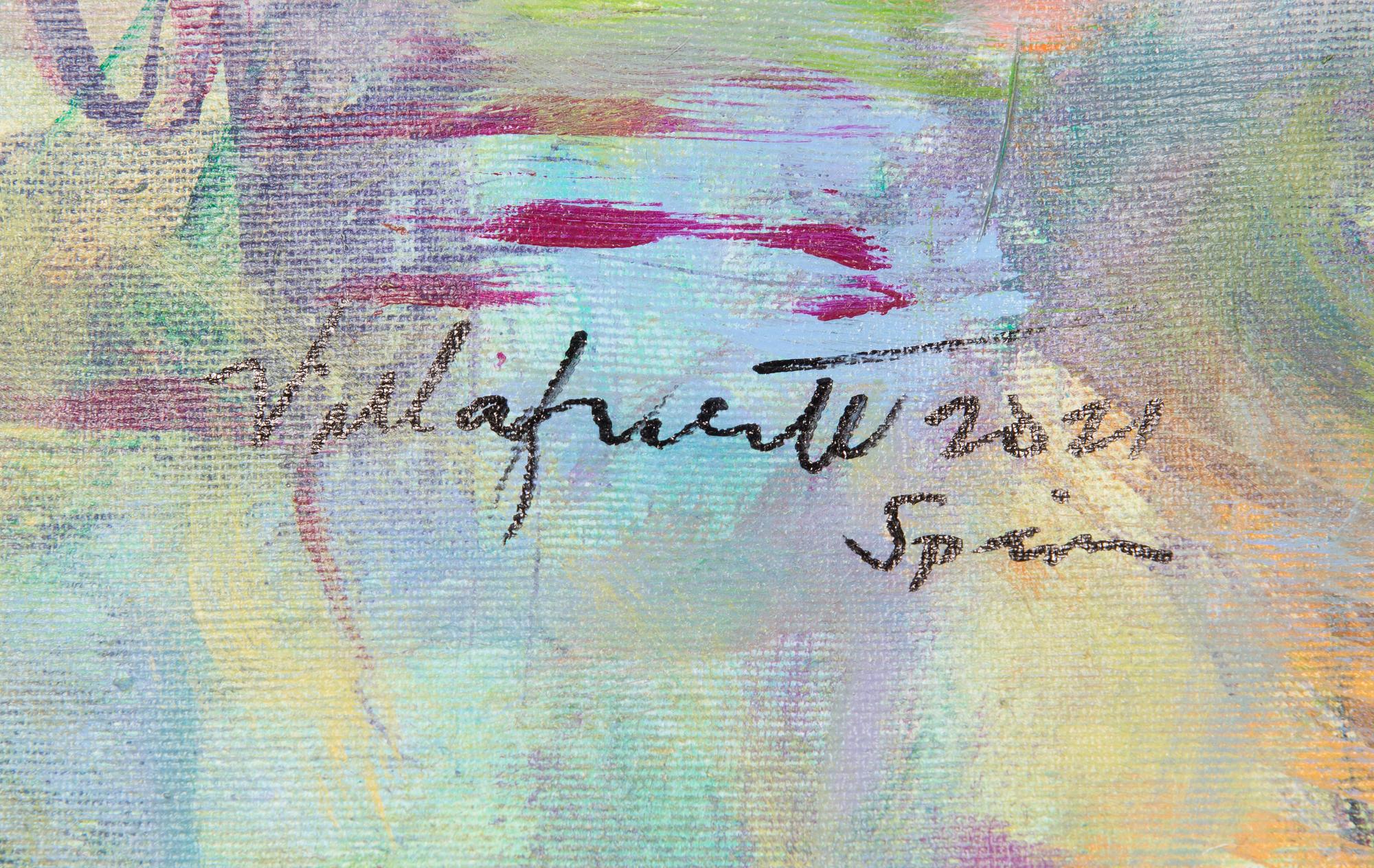 Noel Villafuerte, acrylic on canvas, signed and dated 2021.