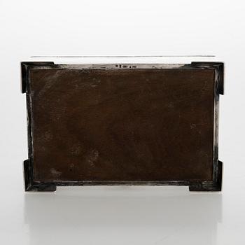 Kustaa Severin Sahlstedt, a 1920s silver cigar box, Turku 1929.