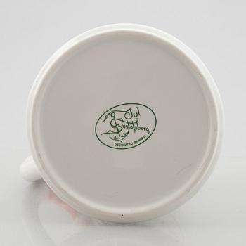 Julservis, 62 delar, porslin, "God Jul", Rörstrand/old Gustavsberg.