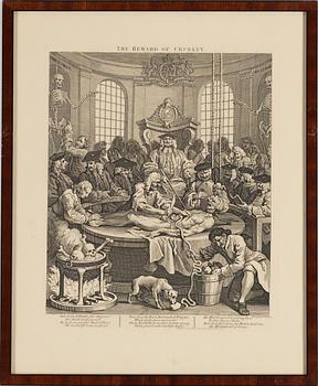 WILLIAM HOGARTH, engravings, 6, later, 20th century.