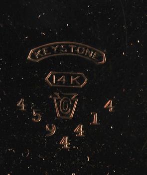 FICKUR, 14k guld, Elgin, tidigt 1900-tal.