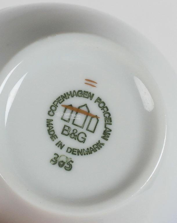 KAFFESERVIS, 27 delar. Porslin. "Måsen", Bing & Gröndahl.