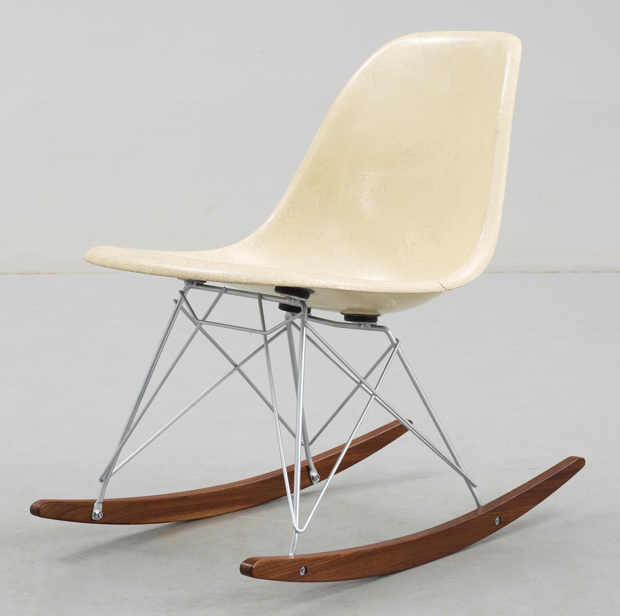 GUNGSTOL, "Rocker Chair", Charles & Ray Eames, märkt Herman Miller. 1960-tal.