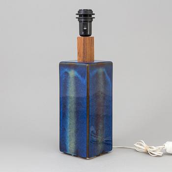 SÖHOLM STENTÖJ, bordslampa av stengods, Bornholm, Danmark 1970-tal.