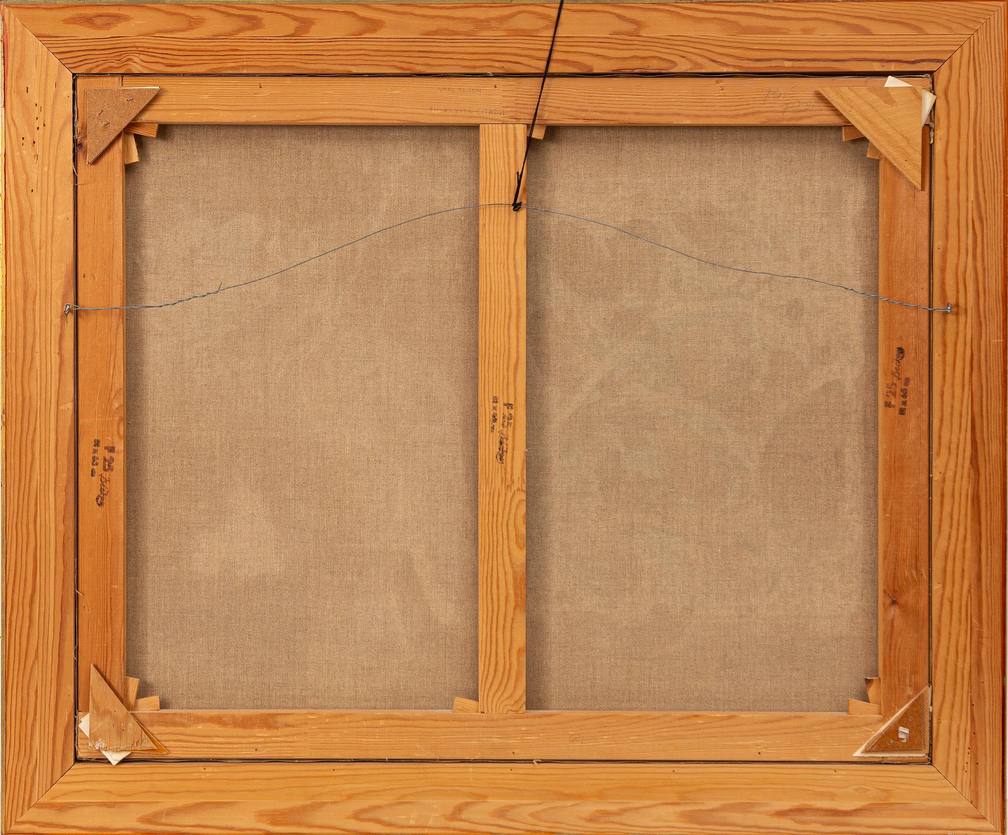 Axel Olson, "En klyfta citron".