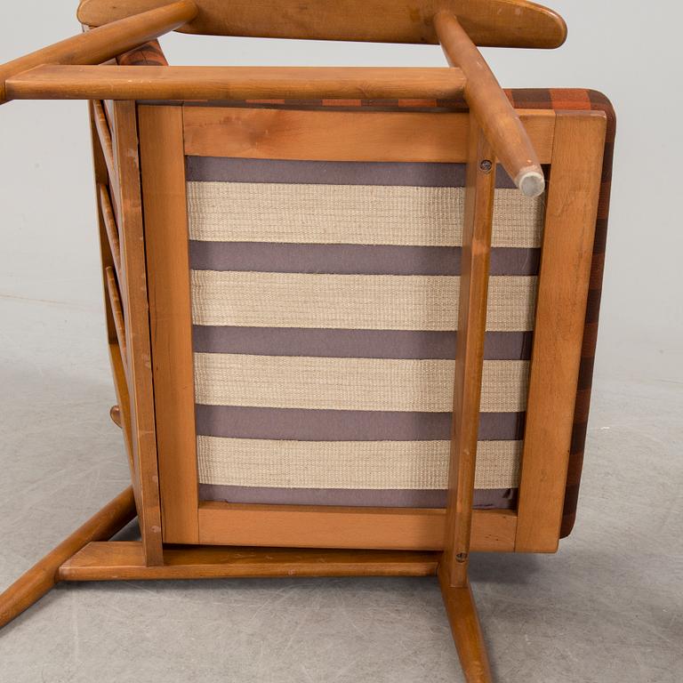 A pair of second half of the 20th century easy chairs.