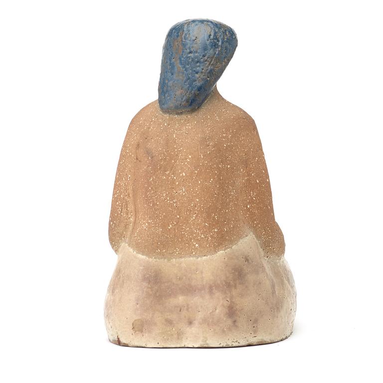 Stig Lindberg, a stoneware sculpture, Gustavsberg studio 1940's-50's.