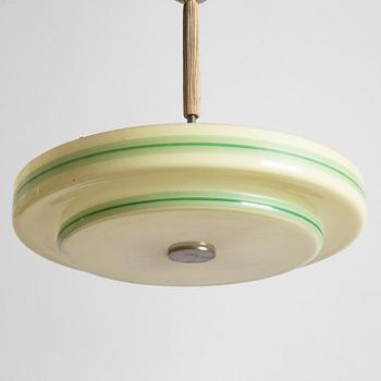 Taklampa, funkis, 1930-tal.