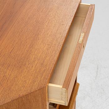 Corner cabinet/desk, mid-20th century.