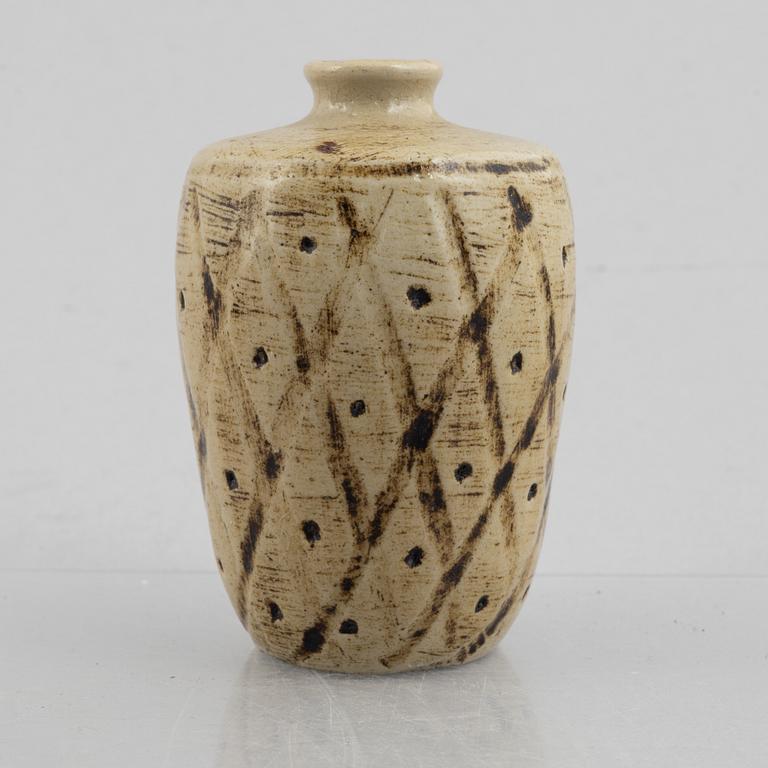 Anders Bruno Liljefors, a stoneware vase, Gustavsbergs studio.