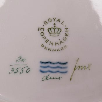 FAT, 3 st, Flora Danica, Royal Copenhagen 1963.