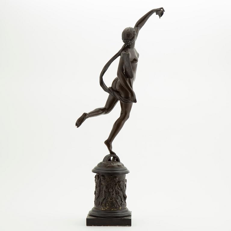 Sculpture, bronze, around 1900.