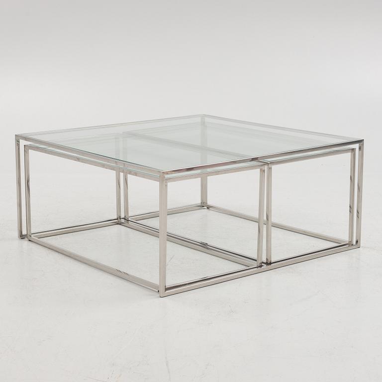 Coffee table, "Three Set Table", Ruth & Joanna, contemporary.