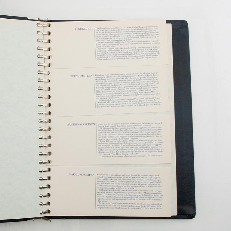 Minnesmyntsamling, 100 st, sterlingsilver, "Mänsklighetens 100 största uppfinningar", Franklin Mint.