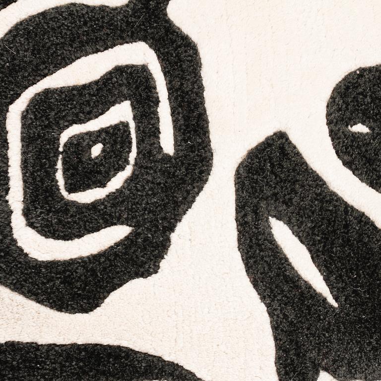 A rug by Olga Smetowa for Kinnasand, model "Flores", late 20th century, ca 200 x 195 cm.