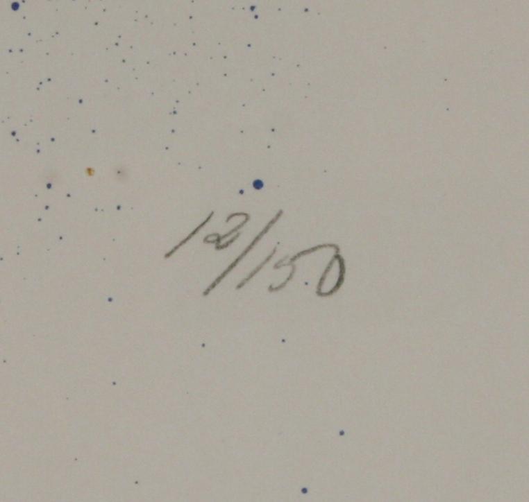 JÖRGEN FOGELQUIST, färglitografi, sign o numr 12/150.