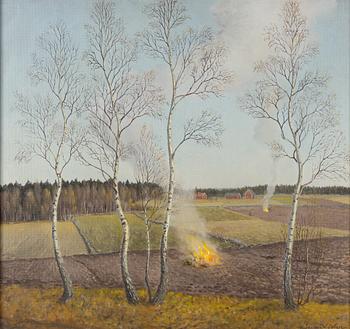 Birger Hjelm, "Våreldar".