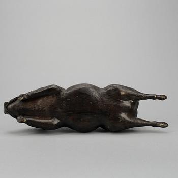 SKULPTUR, mässing, sent 1900-tal.