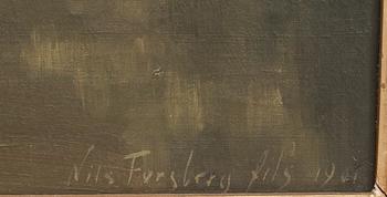 NILS FORSBERG D Y, olja på duk, signerad och daterad 1901.