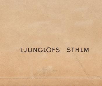 SKOLPLANSCHER, 2 st, Ljunglöfs STHLM, 1900-talets mitt.