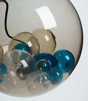 Paolo Venini, and Massimo Pistilli, a "Palotta" glass ceiling lamp, Venini, Italy 1960-70's.