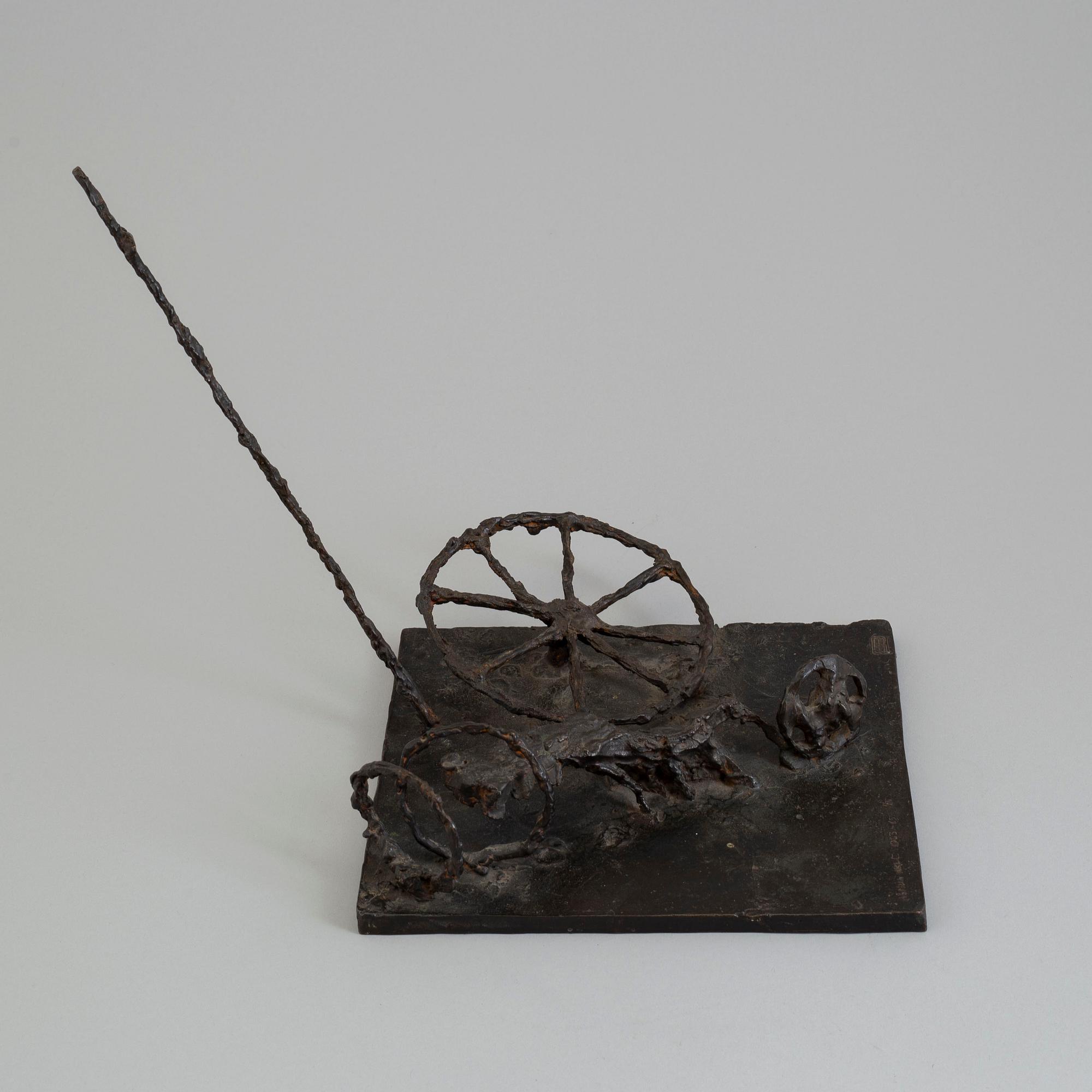 ASMUND ARLE, Skulptur, brons, signerad Asmund Arle och daterad 1963-69. Numrerad 1/5.