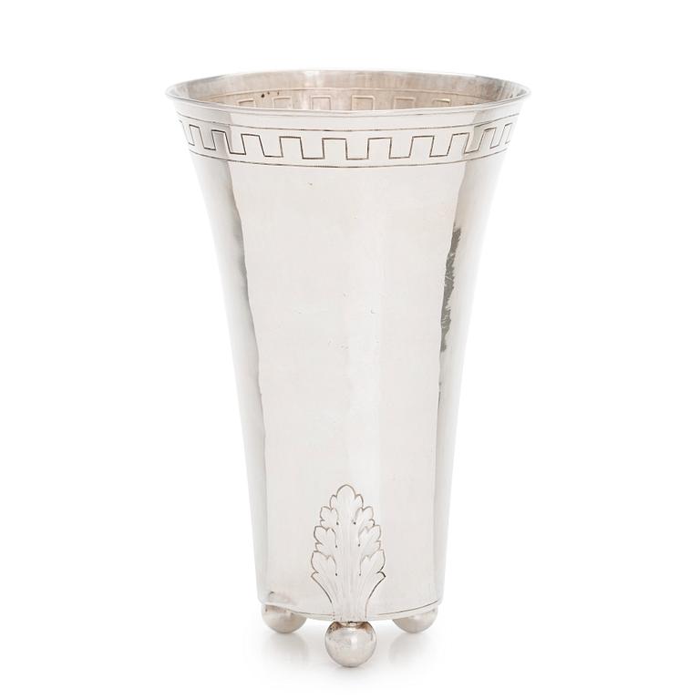 A 1920s silver vase, Taito, Helsinki.
