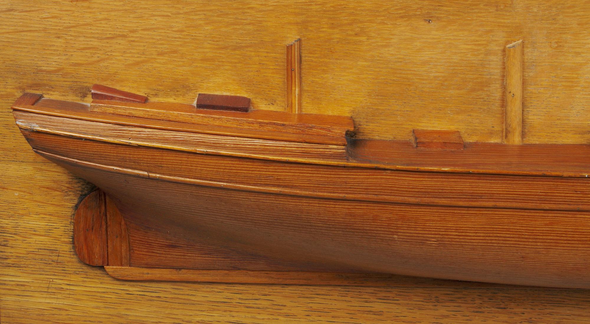 HALVMODELL, trä, troligen England 1900-talets första hälft.