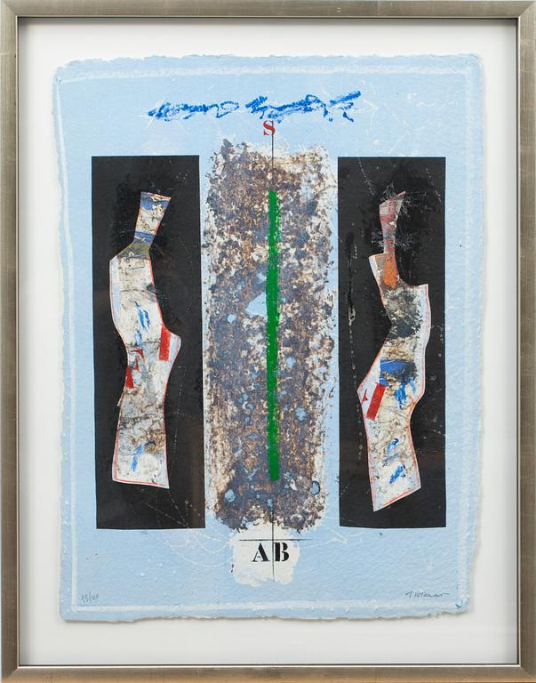 JAMES COIGNARD, carborundumetsning, signerad och numrerad 13/40.