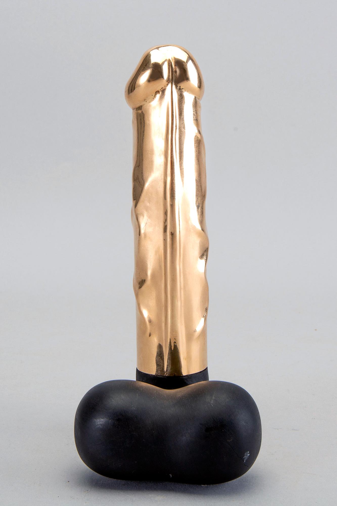 Skulptur, 18K guld, Malmö Guldsmed, Vikt 179g.