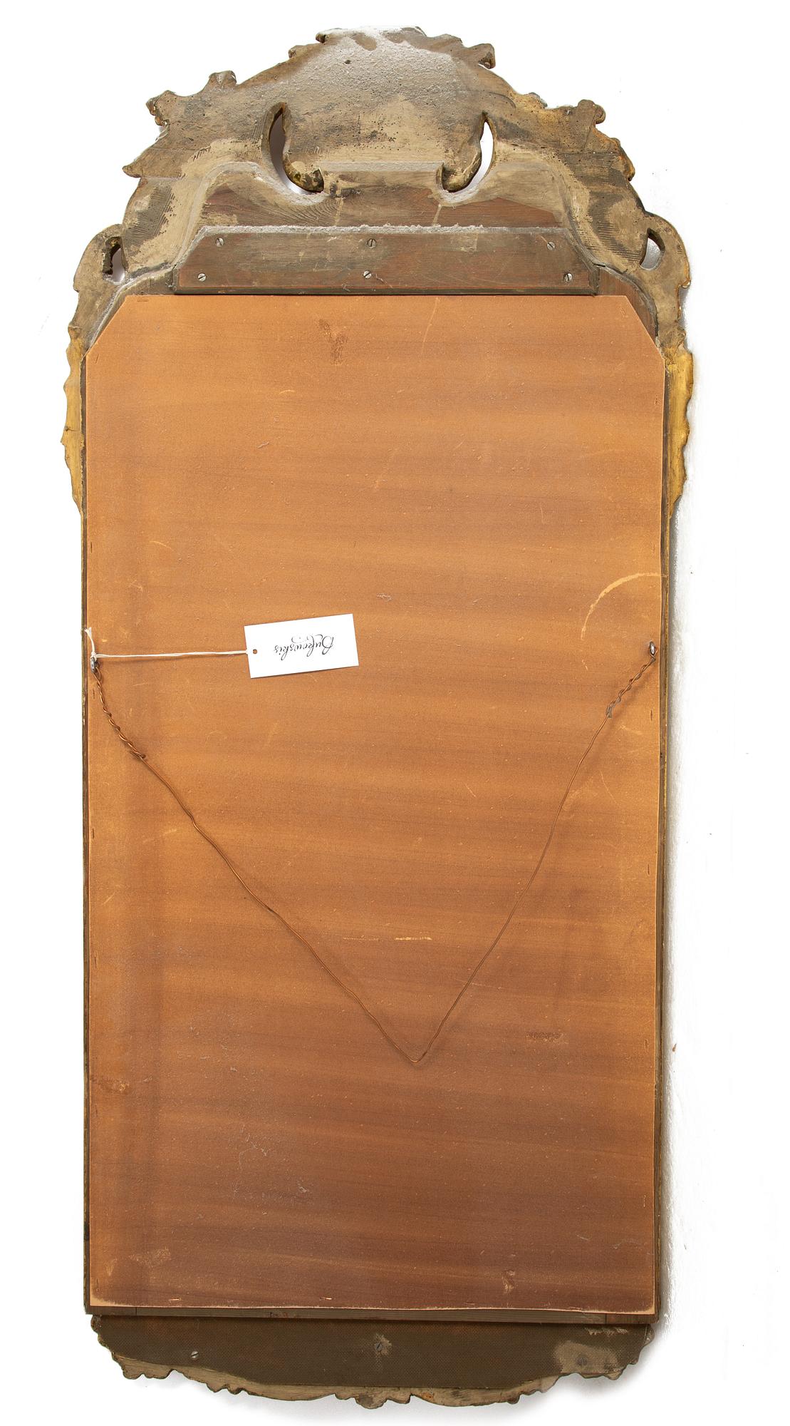 Spegel med konsolbord, rokokostil, 1900-talets första hälft.