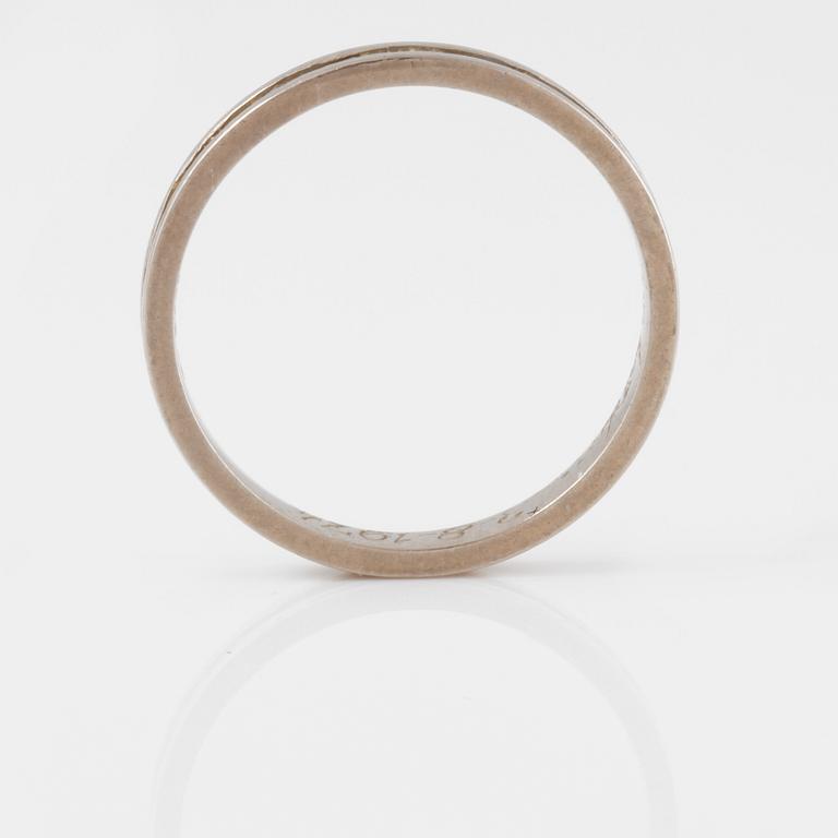 RING, 18K vitguld, Ceson, Göteborg. Vikt 3 gram.