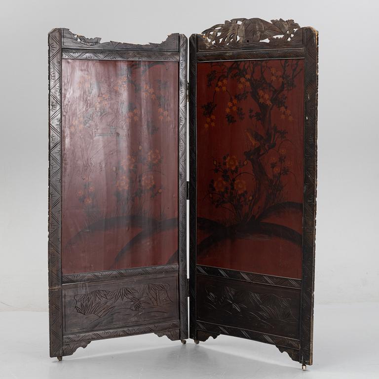 A Japanese folding screen, forst half of the 20th century.