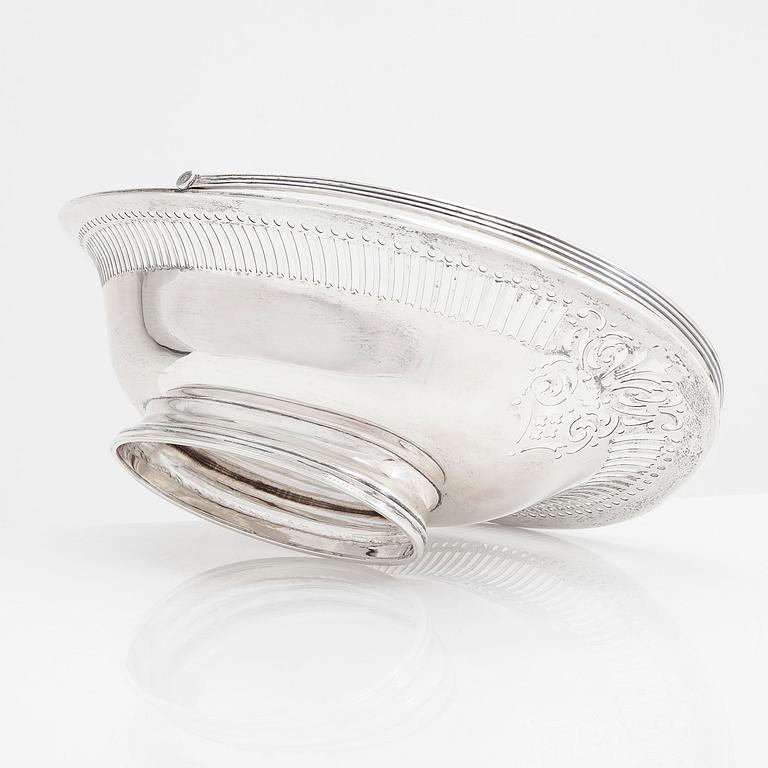 Haseler Brothers, brödkorg, sterlingsilver, Chester, England 1903.