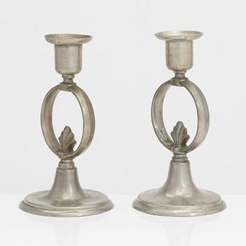 Paavo Tynell, A pair of 1920/30's '8023' candlesticks for Taito.