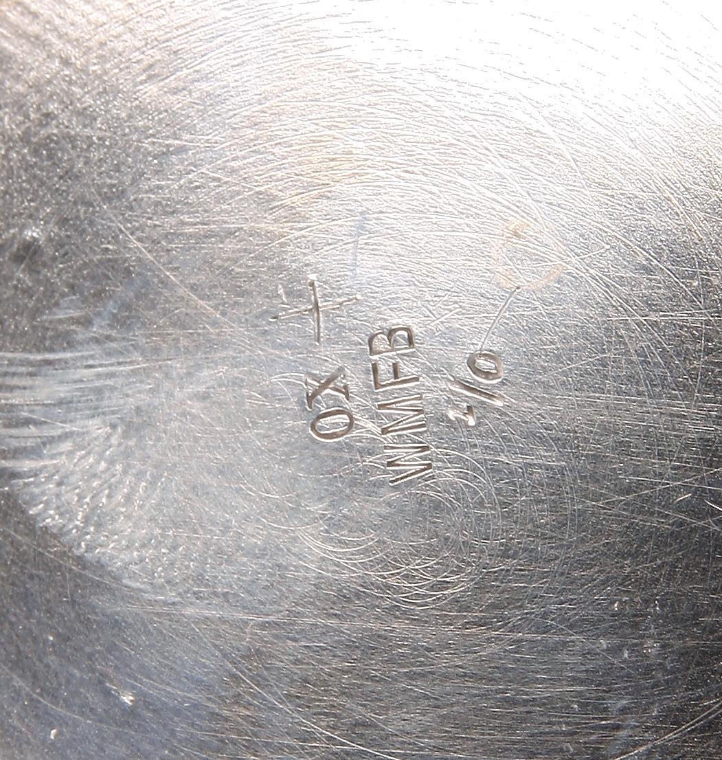 BÄGARE, vitmetall, WMF.