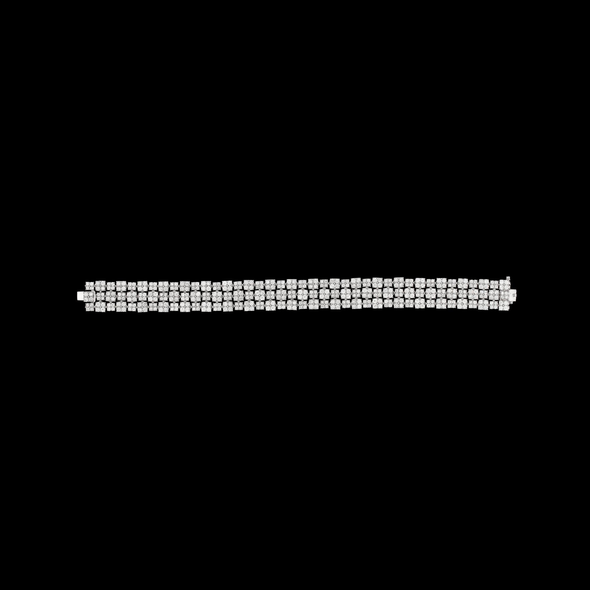 A brilliant cut diamond bracelet, tot. 12.86 cts.