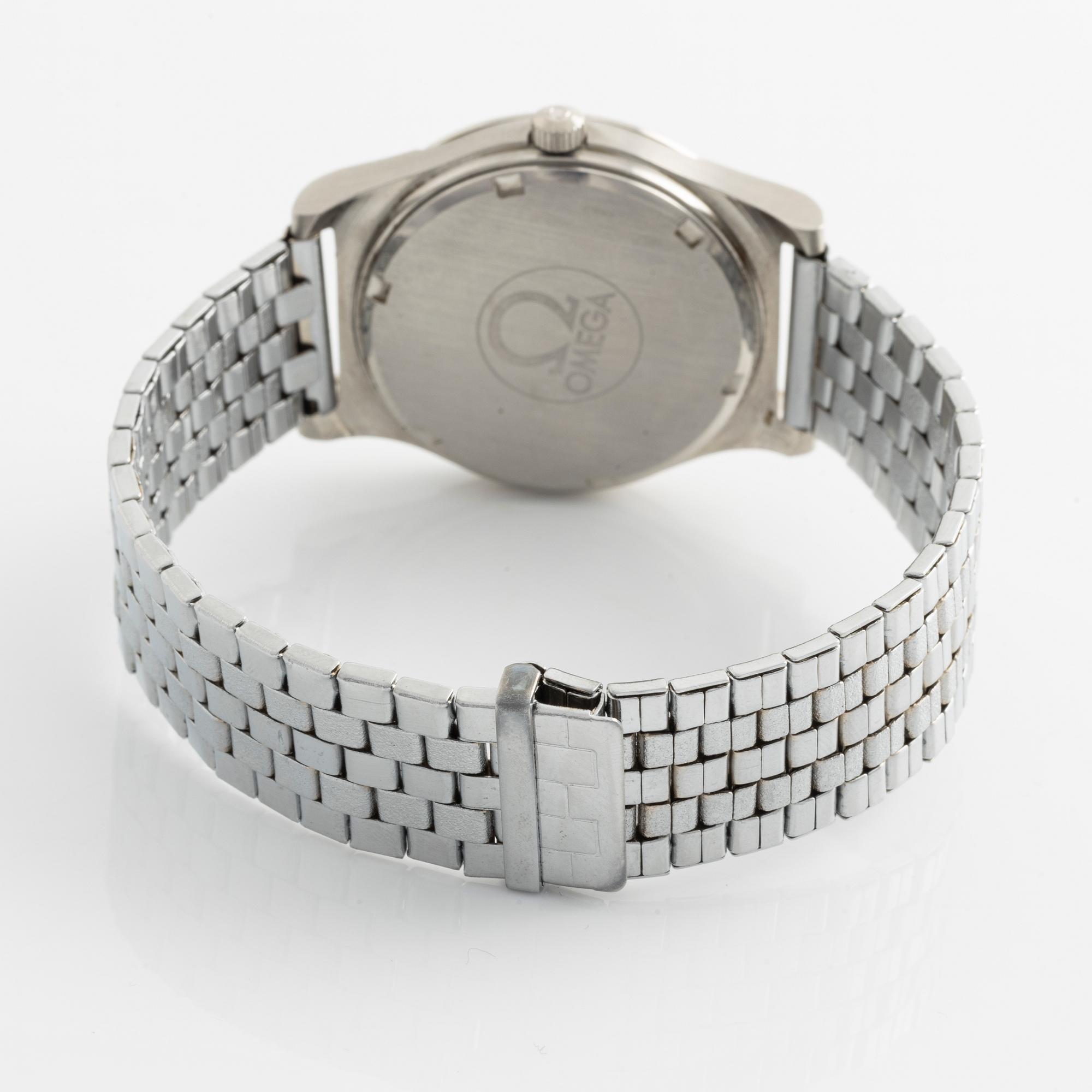 Omega, Genève, wristwatch, 36.5 mm.