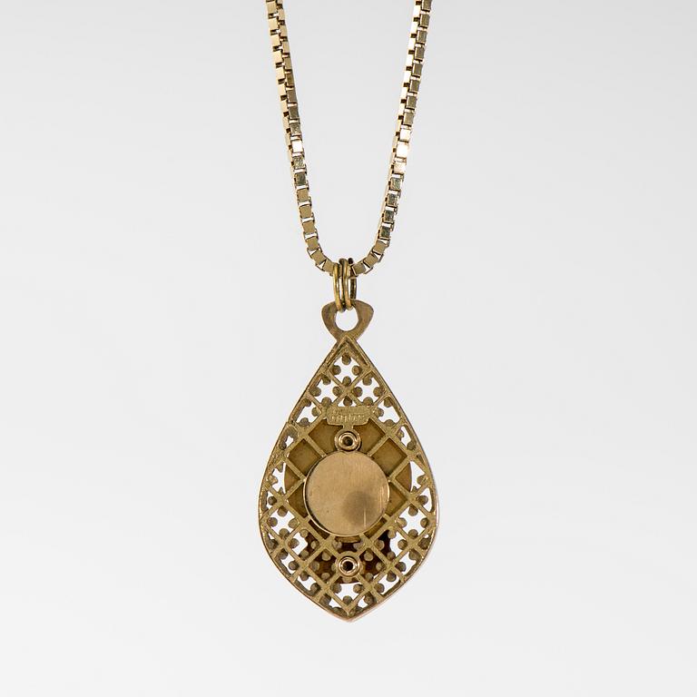 HALSSMYCKE, 14K guld. Vikt ca 11,8 g.