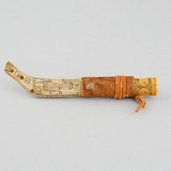 A Sami knive, dated 1913.