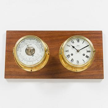 A barometer and ship's bell, Shatz, second half of the 20th century.