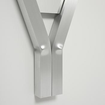 David Taylor, a unique wall mirror, "Aluminium Mirror", Studio Mellösaverken, Sweden, 2024.